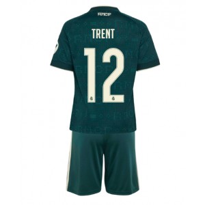 Real Madrid Alexander-Arnold #12 Jalkapallovaatteet Lasten Vieraspeliasu 2026-27 Lyhythihainen (+ Lyhyet housut)